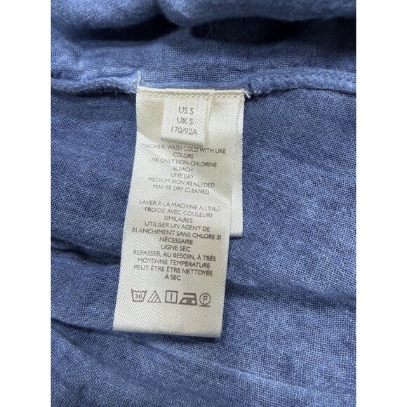 Free People Blue Jumpsuit Women Balloon Leg Button Up Retro Boho  Preppy Small - Picture 10 of 13